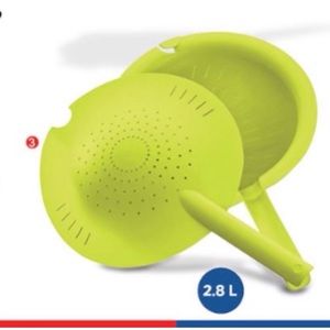 TUPPERWARE DOUBLE COLANDER & STRAINER 2.8 Liter